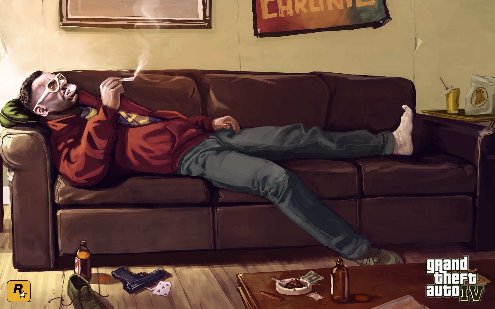 Grand Theft Auto IV official game artwork