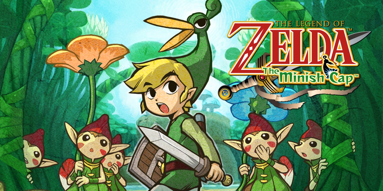 The Legend of Zelda: The Minish Cap official game artwork